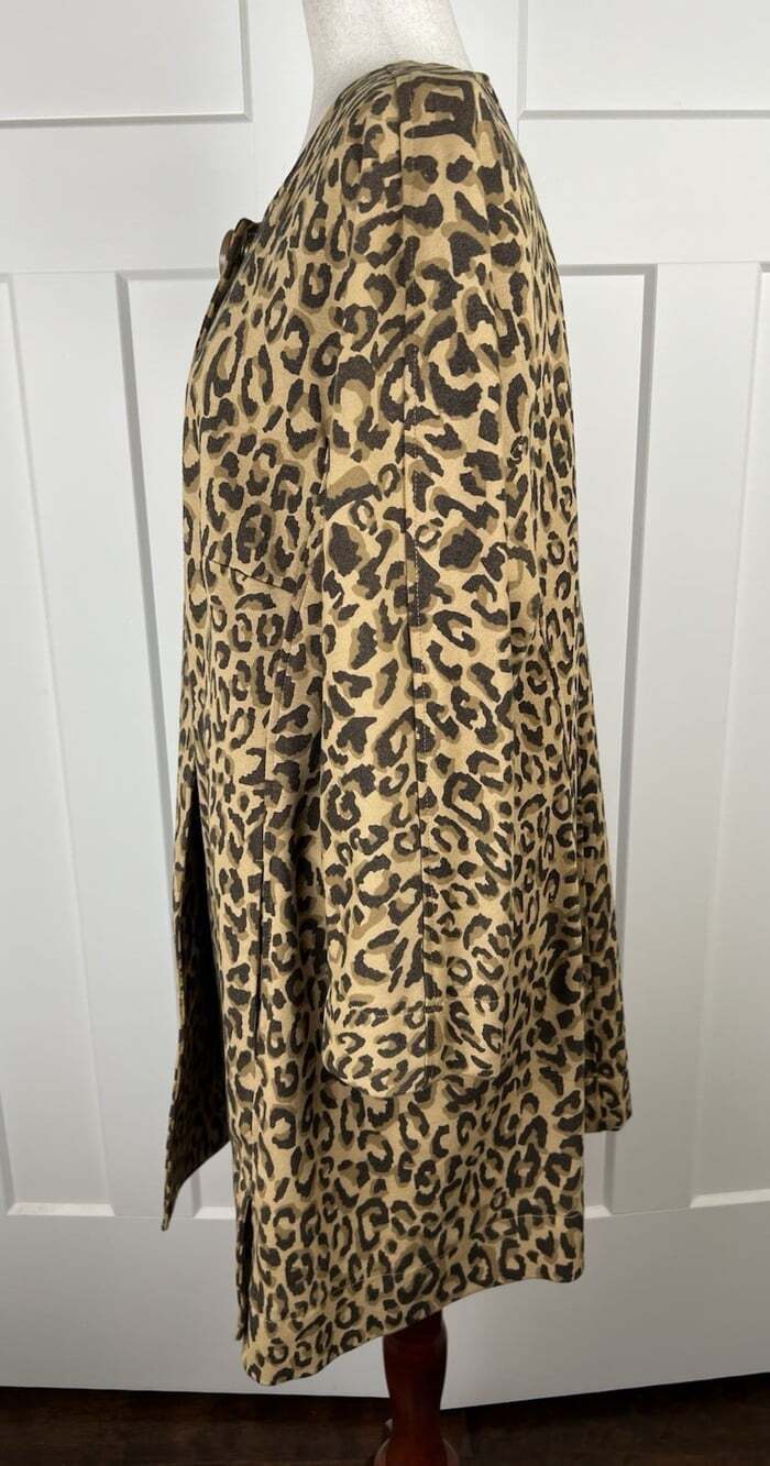 Carol Anderson by Invitation CAbi Estate Jacket M Leopard Animal Print Style 990 - Picture 5 of 10